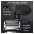 thumbnail image 4 of Afeitadora eléctrica Braun Series 9 PRO+ para hombre, 5 elementos de afeitado profesionales y cabezal ProComfort que prepara el afeitado para una piel apurada y cómoda, SmartCare Center 6 en 1, uso en, 4 of 5