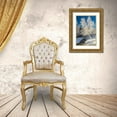 thumbnail image 3 of Jaynes Gallery 23x32 Gold Ornate Wood Framed with Double Matting Museum Art Print Titled - Alaska Stream and frosted trees in winter, 3 of 4