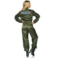thumbnail image 3 of Leg Avenue Women's Official Licensed Top Gun Costume Parachute Flight Suit, 3 of 4