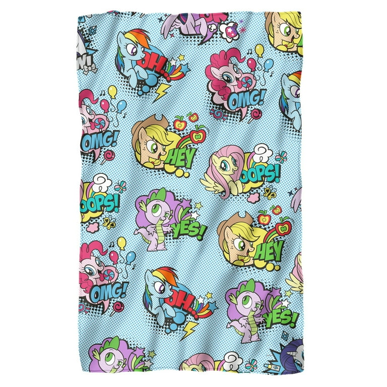 My little online pony fleece blanket