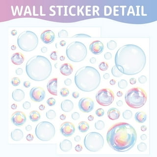 Bubble Stickers Soap Bubble Stickers Bubbles Sticker Sheet Scrapbook  Stickers Outdoor Stickers Water Resistant High Quality 