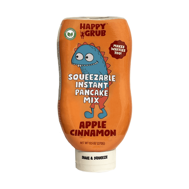 Happy Grub Squeezable Instant Pancake Mix, Just Add Water Shake