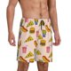 thumbnail image 2 of Fotbe Hamburger Pizza Pantalones Cortos de Pijama para Hombre, Ropa de Dormir, Pantalones de Pijama Cortos para Hombre-Medium, 2 of 6