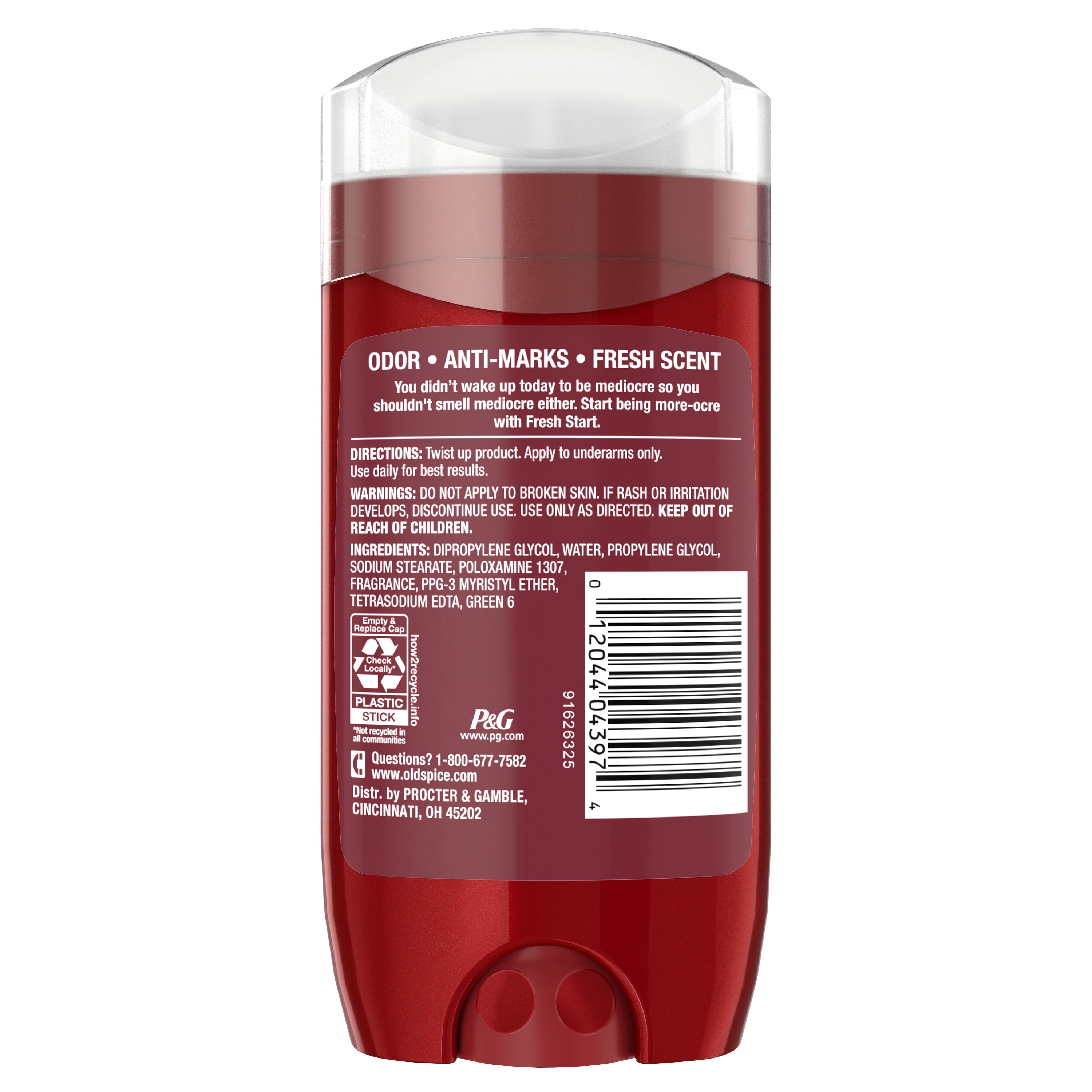 Old Spice Ultra Smooth Deodorant, Fresh Start, 3 Oz.