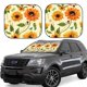 thumbnail image 1 of Balery Sunflowers And Butterflies Parasol para parabrisas de coche de 2 piezas | Parasol plegable para parabrisas delantero de coche para la mayoría de sedanes-Large, 1 of 6