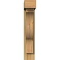 thumbnail image 2 of Ekena Millwork 6"W x 20"D x 32"H Funston Block Rough Sawn Bracket w/ Offset Brace, Western Red Cedar, 2 of 25