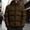 Brown, variant on Men Padded Jacket, Men's Solid Color Hooded Jacket Padded Jacket Fashion Padded Jacket Men's Warm Padded Jacket, Windproof and Wear-Resistant for Spring, Fall, and Winter Seasons