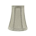 thumbnail image 2 of Aspen Creative 30245-9 Small Bell Shape Chandelier Clip-On Lamp Shade Set (9 Pack), Transitional Design in Silver-Grey, 4" bottom width (2 1/2" x 4" x 5" ), 2 of 6