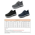 thumbnail image 2 of Oucaili Men Sneakers Lace Up Hiking Shoes Round Toe Walking Shoe Lightweight Low Top Athletic Sneaker Mens Trainers Grey 9.5, 2 of 6
