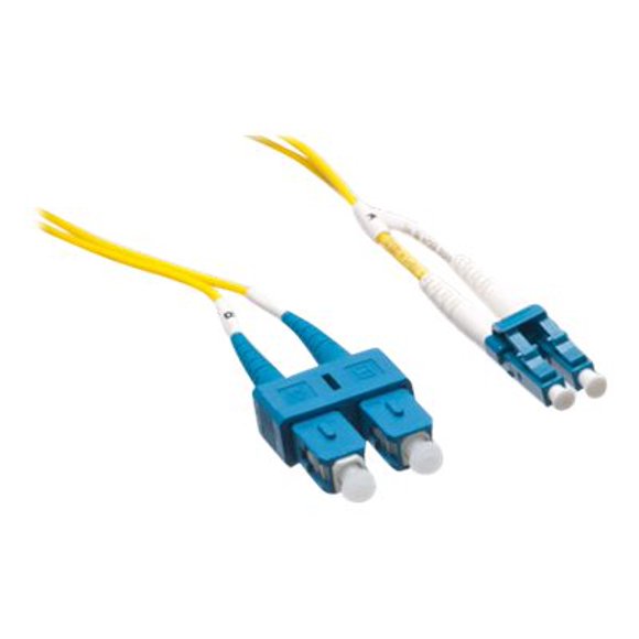 Axiom LC-SC Singlemode Duplex OS2 9/125 Fiber Optic Cable - 70m - Yellow - Network cable - LC single-mode (M) to SC single-mode (M) - 70 m - fiber optic - duplex - 9 / 125 micron - OS2 - riser - yellow