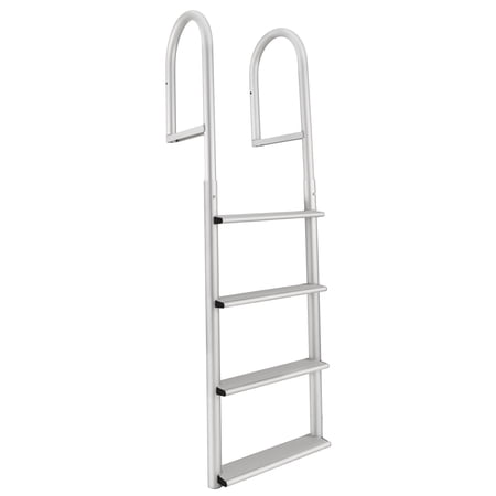 RecPro Marine 4 Step Stationary Straight Boat Dock Ladder 20" Wide