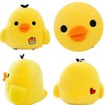thumbnail image 4 of Muñeco de peluche suave de pollo de dibujos animados, juguete de peluche de Animal, muñeca decorativa para el hogar, 4 of 5