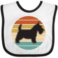 thumbnail image 3 of Inktastic Scottie Dog Vintage Scottish Terrier Boys or Girls Baby Bib, 3 of 4