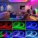 thumbnail image 5 of BTF-LIGHTING WS2812B Tira de luces LED 1m 5m 30LEDs/m 60LEDs/m IP30 IP65 IP67 5050SMD Direccionable individualmente PCB blanco negro flexible Tira de píxeles LED a todo color Dream Color DC5V, 5 of 5