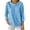01# Sky Blue, variant on Ihhxva Women's Oversized Crew Neck 3/4 Sleeve Relaxed Fit Moisture-Wicking Soft Breathable Tunic Top Work Casual Summer S-2XL