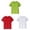 Z104-White & Red & Green, variant on YUEHUA Boy Shirts Size 8 Kids T Shirts Short Sleeve Plain Top Tees Boy & Girl Unisex Toddler Children Crew Neck T Shirt, Size 5-6 Years