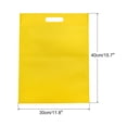 thumbnail image 2 of Unique Bargains Sacs Fourre-Tout Réutilisables pour Goodie Mariage Fête, Jaune 10 Pack, 2 of 5