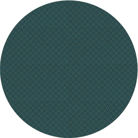 Ahgly Company Indoor Square Patterned Teal Green Area Rugs, 3' Square