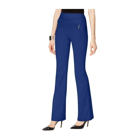 INC Womens Blue Zippered Boot Cut Wear To Work Pants  Size: