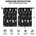 thumbnail image 2 of Blackout Kids Curtains,Black Gothic Hand Spider Pattern Childrens Insulated Curtains Set Of 2,Bedroom Essentials,Toddler Room Decor 42x54in(106x137cm), 2 of 5