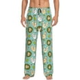 thumbnail image 2 of Kdxio Chicken Laying Eggs Print Men's Sleep Pajama Pant Lounge Pants with Pockets, 2 of 8