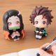 thumbnail image 4 of FIGURA DE ACCIÓN DE Demon Slayer para niños, juguete de Anime de 10cm, Nezuko, Tanjirou, Zenitsu, Inosuke, Kyoujurou, Kanawo, regalo de cumpleaños y Navidad, 4 of 4