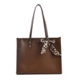 thumbnail image 1 of Bolso para mujer Bolso de mano de moda Bolsos de hombro Bolsos de mano con asa superior con bolsillo externomarrón, 1 of 6