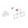 thumbnail image 3 of PlayWood Connector Tool-Free Modular Pop-Up 3-Cube Storage Kit w/Plywood (White), 3 of 4