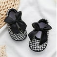 thumbnail image 6 of HUANBAI Baby Girls Toddler Soft Shoes Toddler Walkers Shoes Bow Princess Shoes Bowknot Flat Walkers Shoes 11, 6 of 7
