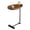 Brown | 1 Pack, variant on Hassch 2 Pack C-Shaped Sofa Side Tables, MDF Top & Metal Frame End Table, Slide Under Couch & Bed Accent Table for Living Room Bedroom, Easy Assembly, Brown & Black