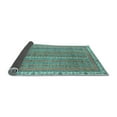 thumbnail image 2 of Ahgly Company Indoor Square Abstract Light Blue Modern Area Rugs, 8' Square, 2 of 4