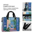 thumbnail image 4 of FORMRS 16" Laptop Bag Carrying Sleeve Case with Handle Travel Shoulder Briefcase, Purple Window, 4 of 8