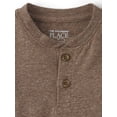 thumbnail image 2 of The Children's Place Baby And Toddler Boys Long Sleeve Marled Henley Top, Sizes 6M-5T, 2 of 3