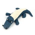 thumbnail image 2 of Limei No Stuffing Squeaky Dog Toy, No Stuffless Crinkle Dog Toy, Puppy Chew Toys, Sturdy Dog Toys , Blue Cute Crocodilian, 2 of 7