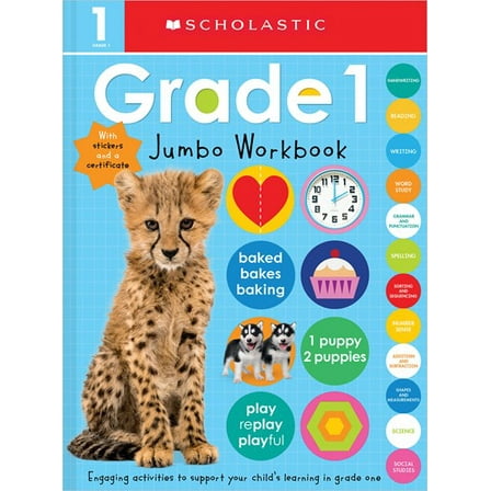 First Grade Jumbo Workbook: Scholastic Early Learners (Jumbo Workbook) (Paperback)