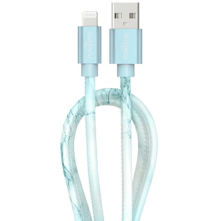 Liquipel Lightning Marble Cable - Blue