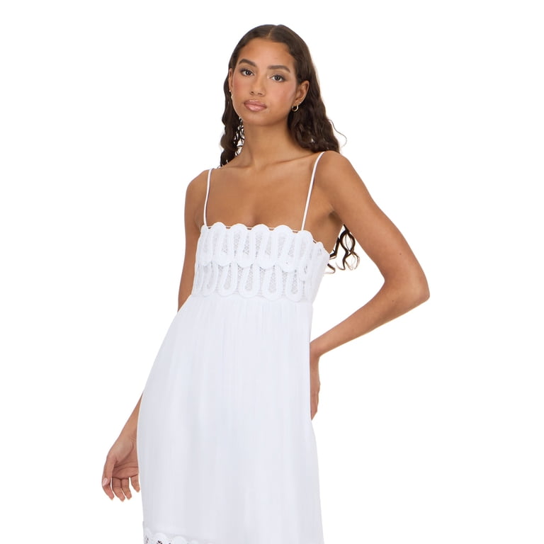yellow and white flower dress Floral Maxi crafted for brides who Size-34 Bobby Jones Golf Apparel COLOR:FUCHSIA