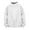 White, variant on REDARER Girls Hooded Sweatshirt High Neck Winter Pullover Soft Cozy Warm Kids Top Cold Weather Wear,Size:9-10 Years