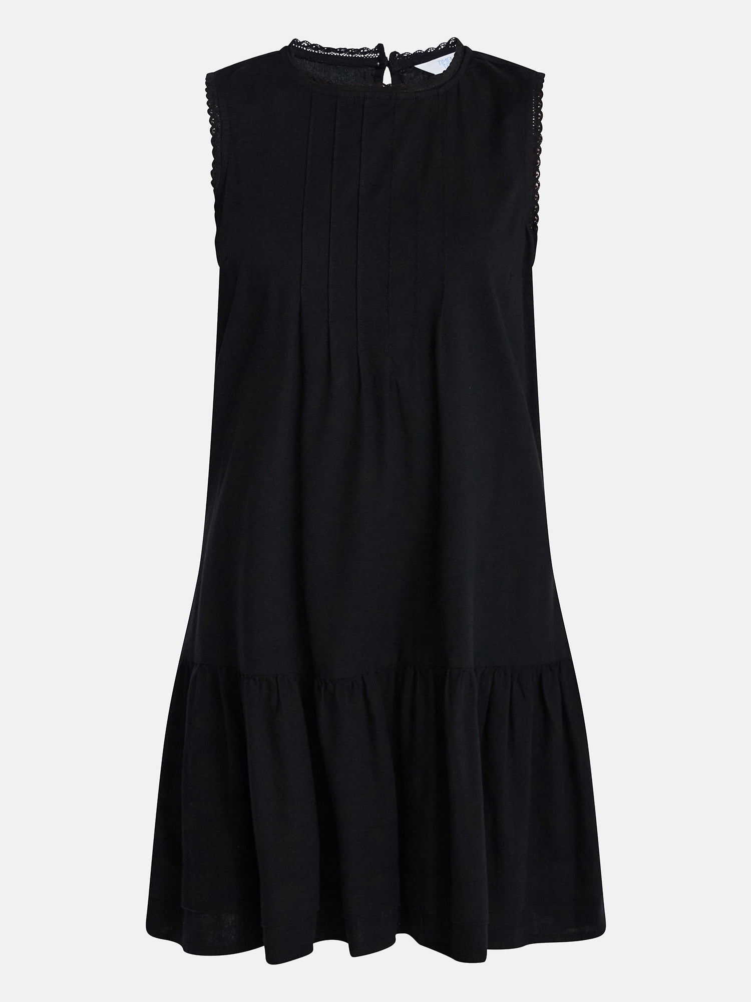 Time and Tru Women's Linen Blend Shift Dress, Sizes XS-XXXL