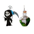thumbnail image 4 of Bearachild Acrílico Fantasma Teñido Colgante Ventana Tapices Colgante Colorido Decoración de Halloween Creativo Fantasma Botella Colgante Divertido Jardín y Patio No.1 Bearachild HA027095-01, 4 of 6