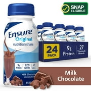 Ensure Original Meal Replacement Nutrition Shake, Milk Chocolate, 8 fl oz, 24 Count