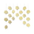 thumbnail image 1 of Adornos de nubes Nubes colgantes Cortina de puerta Arte lindo 3D de nubes Decoraciones para vacaciones Cenefa de ventana Sala de estar Boda Cumpleaños Amarillo Gloria Cortina Colgantes Nubes, 1 of 9