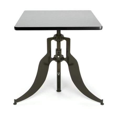 OFM Endure Series Model AT30SQ 30" Square Adjustable Height Table, Gray Nebula