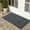 Gray / Daemyn MDMAT1-4600, variant on Hauteloom Door Mat - Front Back Door Mat - Indoor Outdoor Door Mat - Non Slip - 17" x 30" - Grey - 1 pc