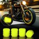 thumbnail image 4 of Fiudx Tapas de Neumáticos Fluorescentes, Cubiertas de Válvula de Ajuste Universal, Accesorios Brillantes de Noche, Material Abs Duradero, Fácil Instalación para Autos, Camiones y Bicicletas, Mejoran, 4 of 6