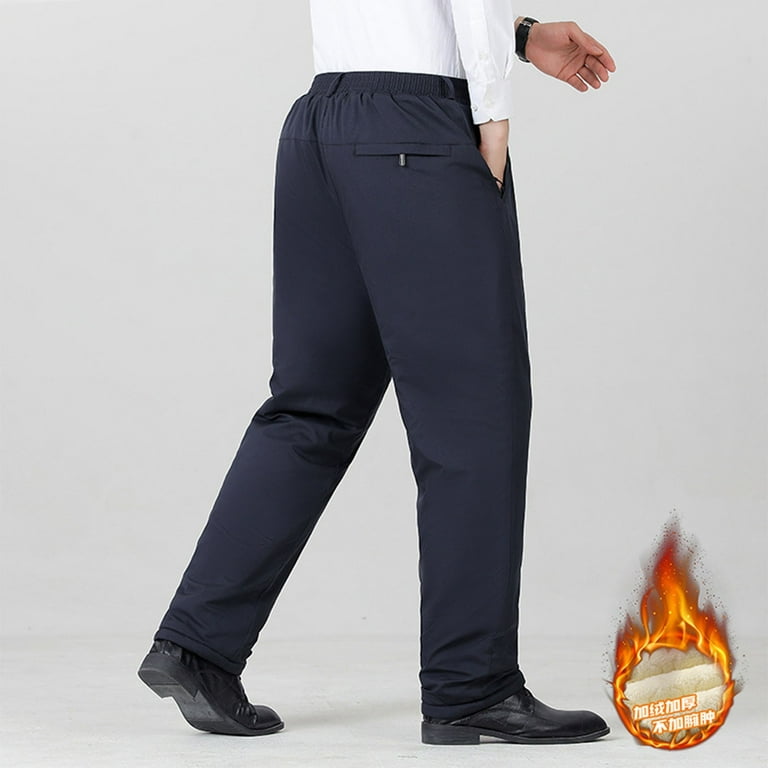 mens fleece lined dress pants KEY Apparel Fleece Lined Shield Flex Pant | Khaki