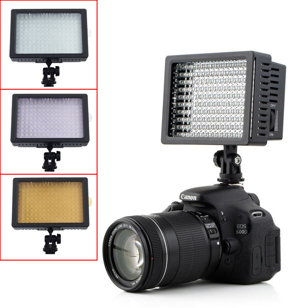 OTVIAP 160 LED DV Camcorder Lamp Light,For Kshioe LD160 LED Video Lamp