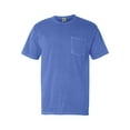thumbnail image 2 of Comfort Colors - Garment-Dyed Heavyweight Pocket T-Shirt - 6030 - Flo Blue, 2 of 3