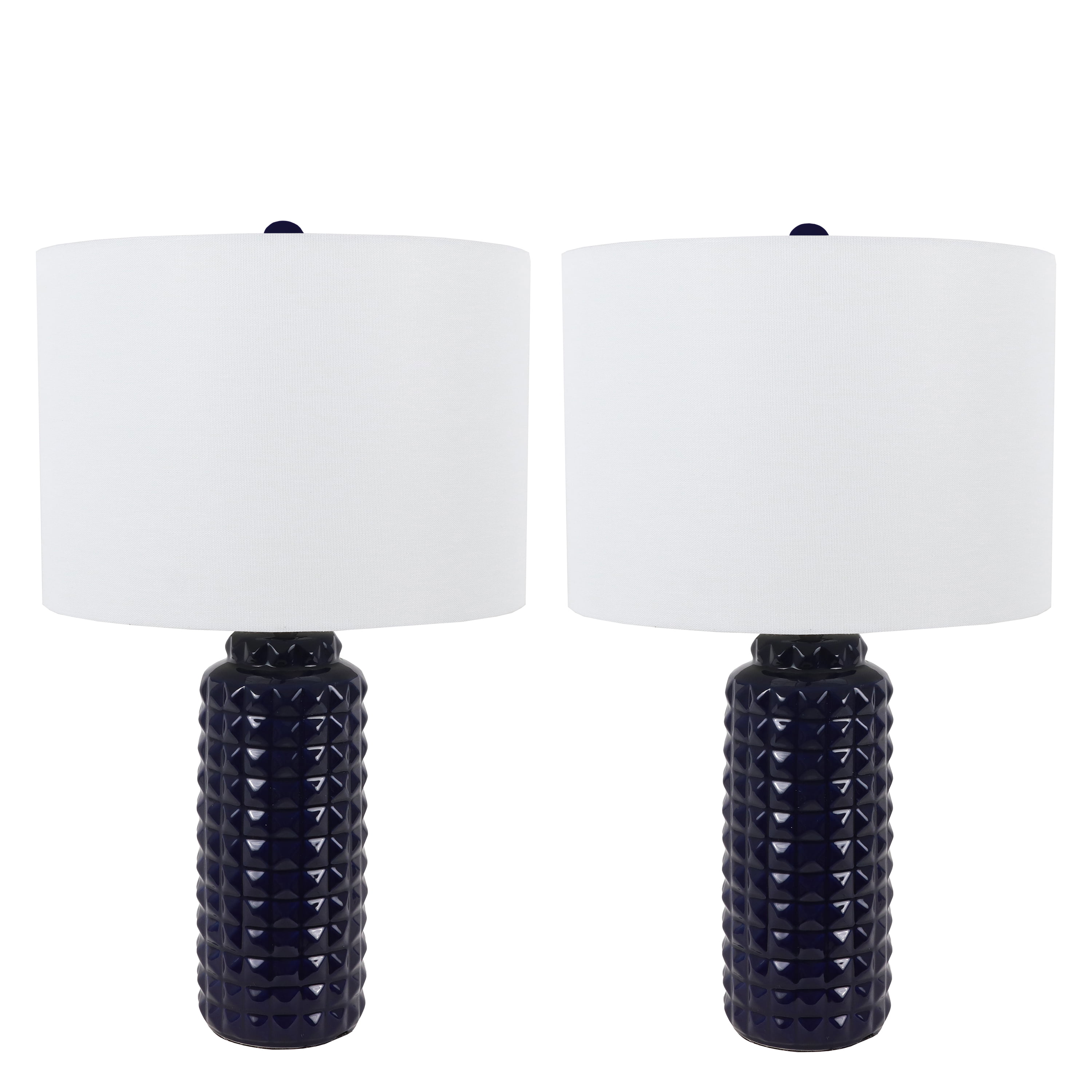Therapy Led Ceramic Table Lamp Set, Set Of 2 Ceramic Table Lamps Decor Therapy