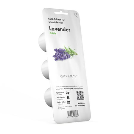 Click & Grow Lavender 3 Piece Plant Pod Grow Kit (Best Place To Grow Lavender)